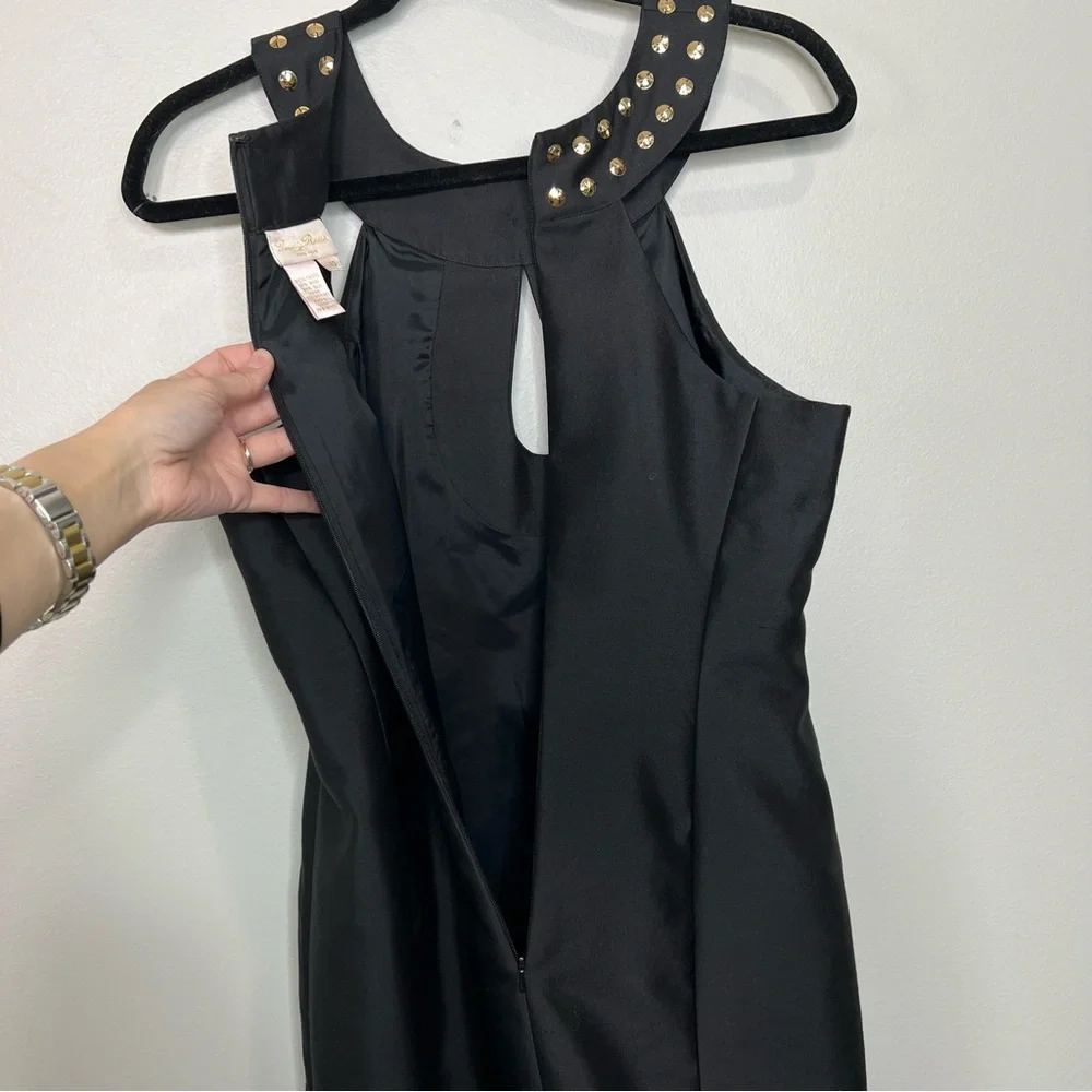 TRACY REESE Gold and Black Keyhole Classic Dress size 10